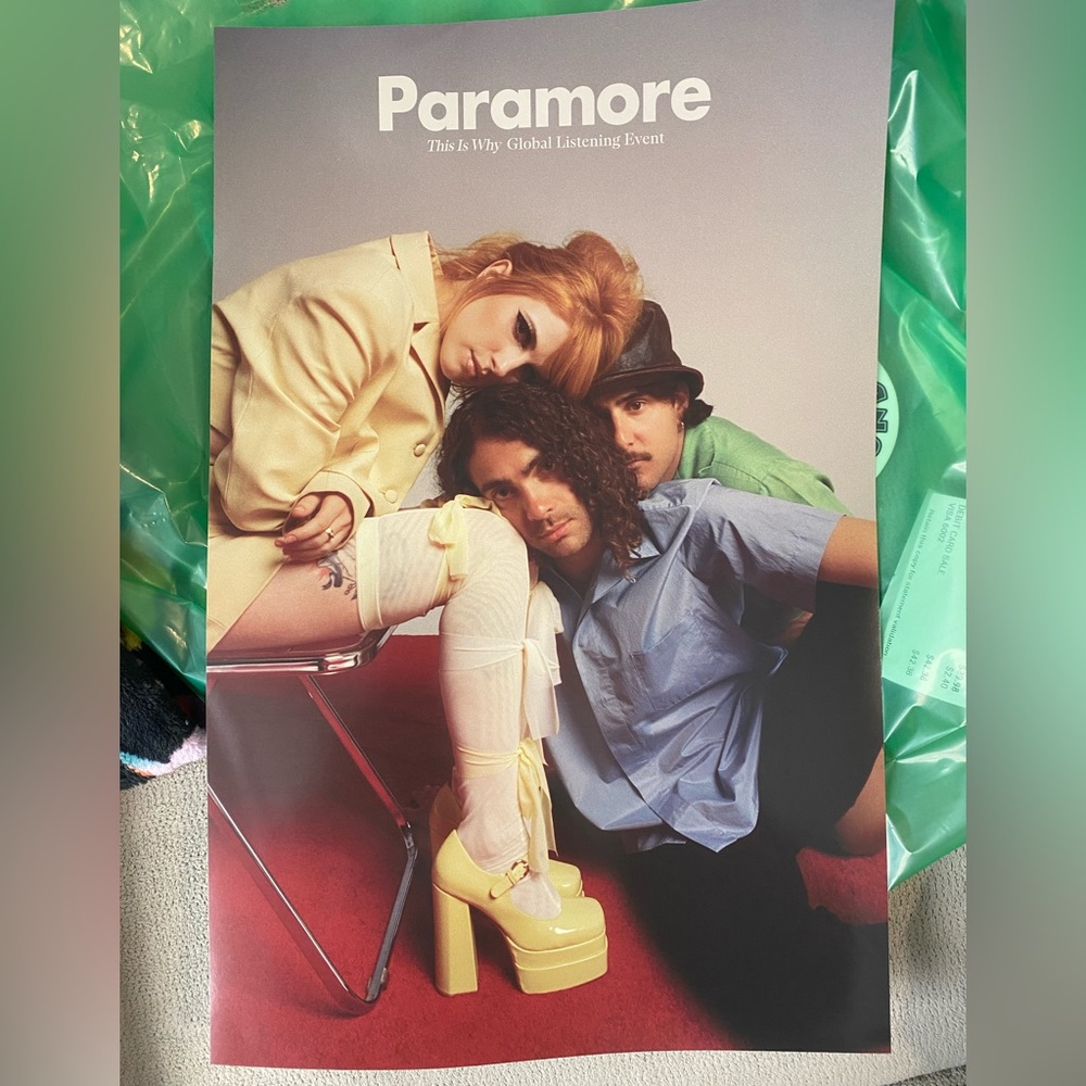 Paramore Poster (NEW) rare
